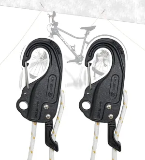 ORXPLUS TOOLS 2PCS Rope Tightener, Rope Tensioner, Tie Down Mechanism Lock Adjuster fits 1/10"-1/4" Cord for Camping, Outdoor, Garage, Boating, Fishing, Loading