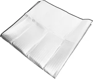 Outdoor Aluminum Picnic Blanket Multi-Purpose Travel Mat with Carry Bag for Beach Camping Festivals Family Gatherings and Lightweight Design