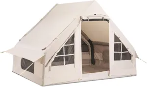 Outdoor Camping Inflatable Tent Portable Rainproof Thickened Free-to-Build Camping Tent