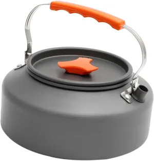 Outdoor Camping Kettle Lightweight Portable Teapot with Heat Insulated Handle for Hiking Picnics and Travel Convenient Water Boiling