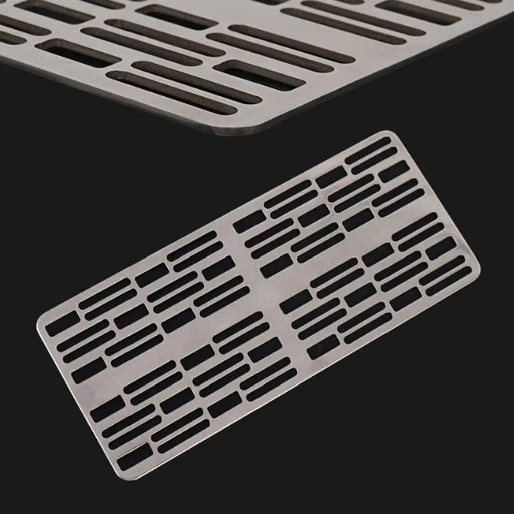 Outdoor Camping Stove Grill Plate Grill Net Charcoal Barbecue Plate for Bbq/D/250 * 110 * 2Mm (D 250 * 110 * 2Mm)