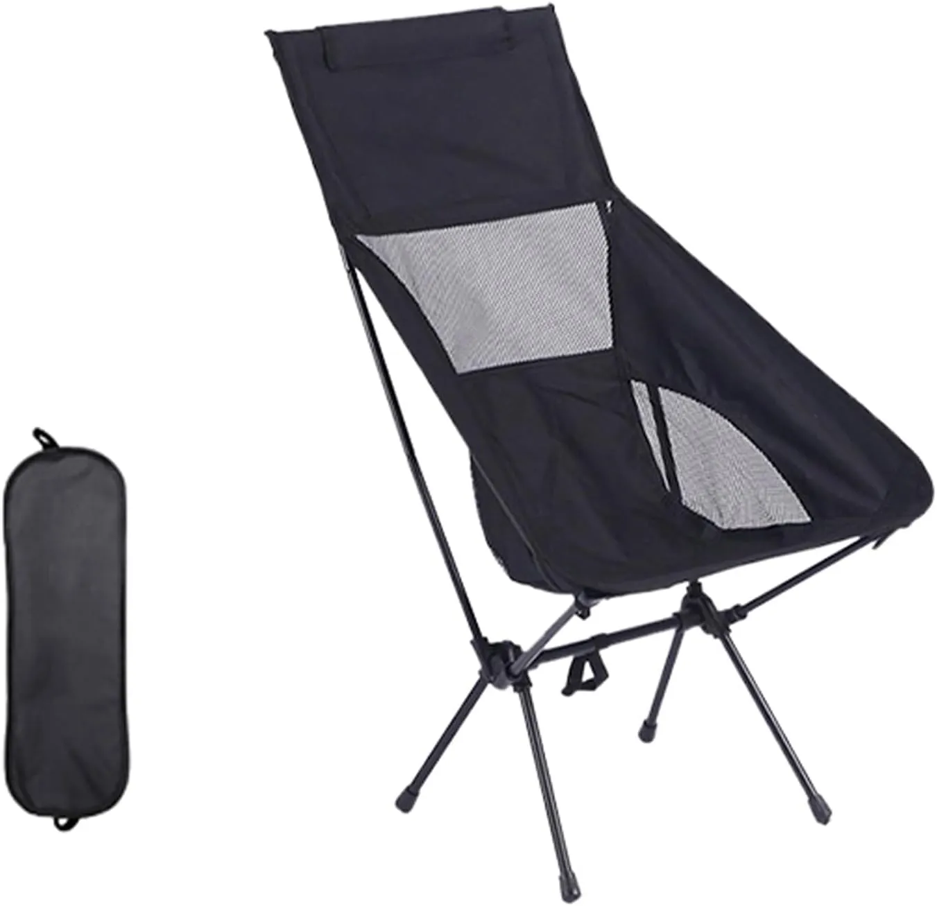 Outdoor Folding Chair, Camping Chair Portable High Back Chair Suitable for Outdoor Camping Lawn Picnic and Fishing