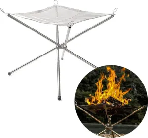 Outdoor Large Campfire Platform - Camping Fire Burning Platform - Camping Picnic Hanging Pot Bonfire Platform - Suitable for Outdoor Cooking, Camping, Fishing, Campfire, etc.
