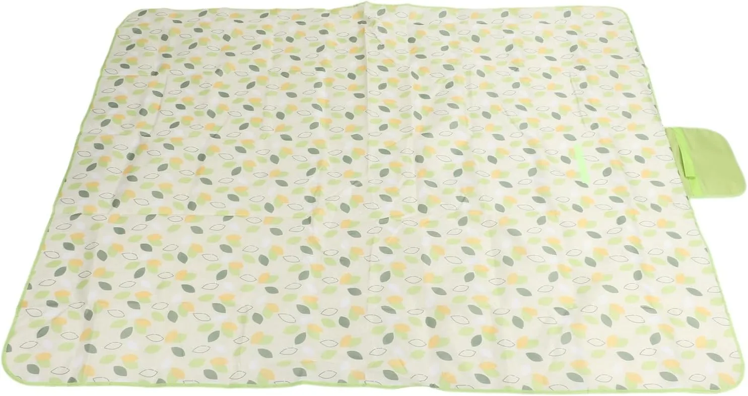 Outdoor Picnic Mat Thicken Oxford Cloth Waterproof Foldable Camping Blankets for Traveling Open Air Concerts (150x200cm / 59.1x78.7in)