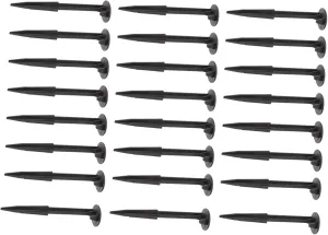 Outdoor Plastic Inflatable Stakes 24pcs Camping Ground Stake Tent Poles for Tarp Replacement