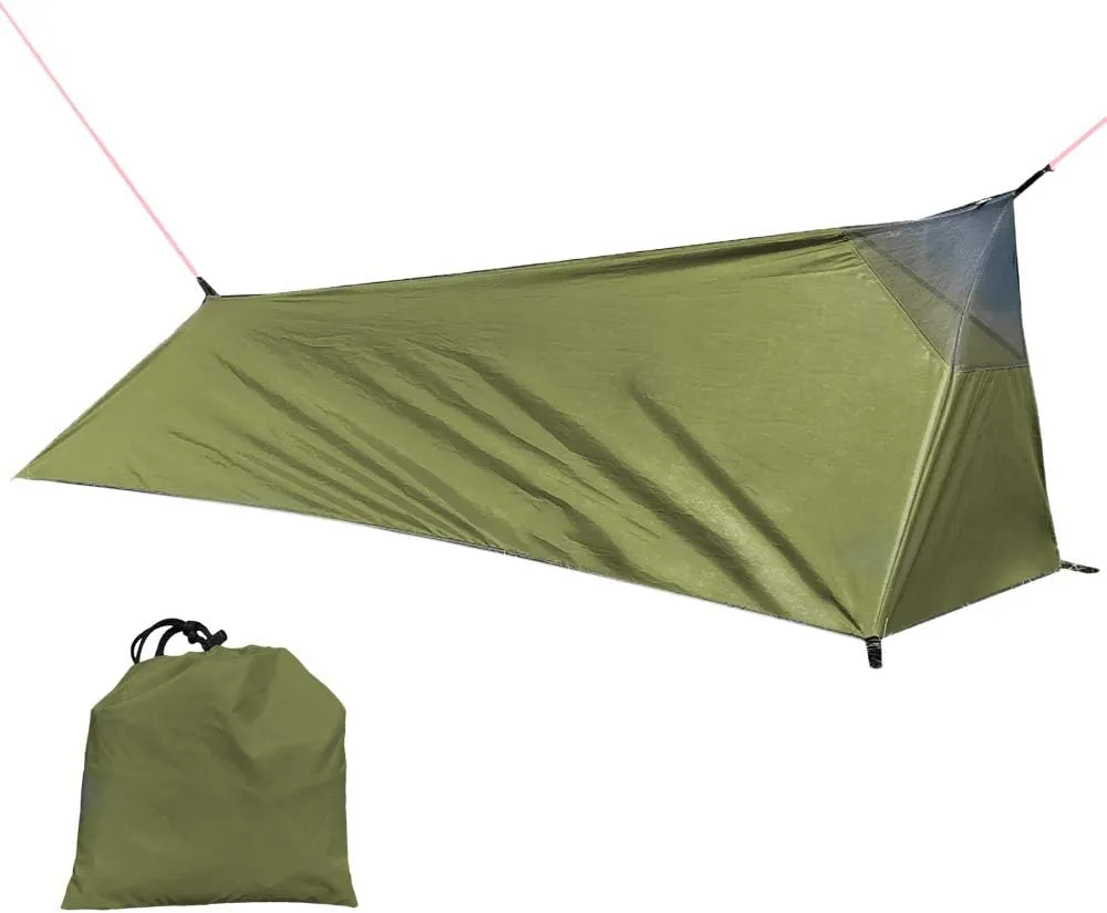 Outdoor Tent Backpacking Tent Outdoor CamSleeBag Tent Lightweight Single Person Tent with Net