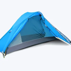 Outdoor Tent, Single Tent Double-Layer Anti-Storm Rain Windproof Sunscreen Light Camping Tent Ultra Light Easy to Carry Fishing Winter Tent