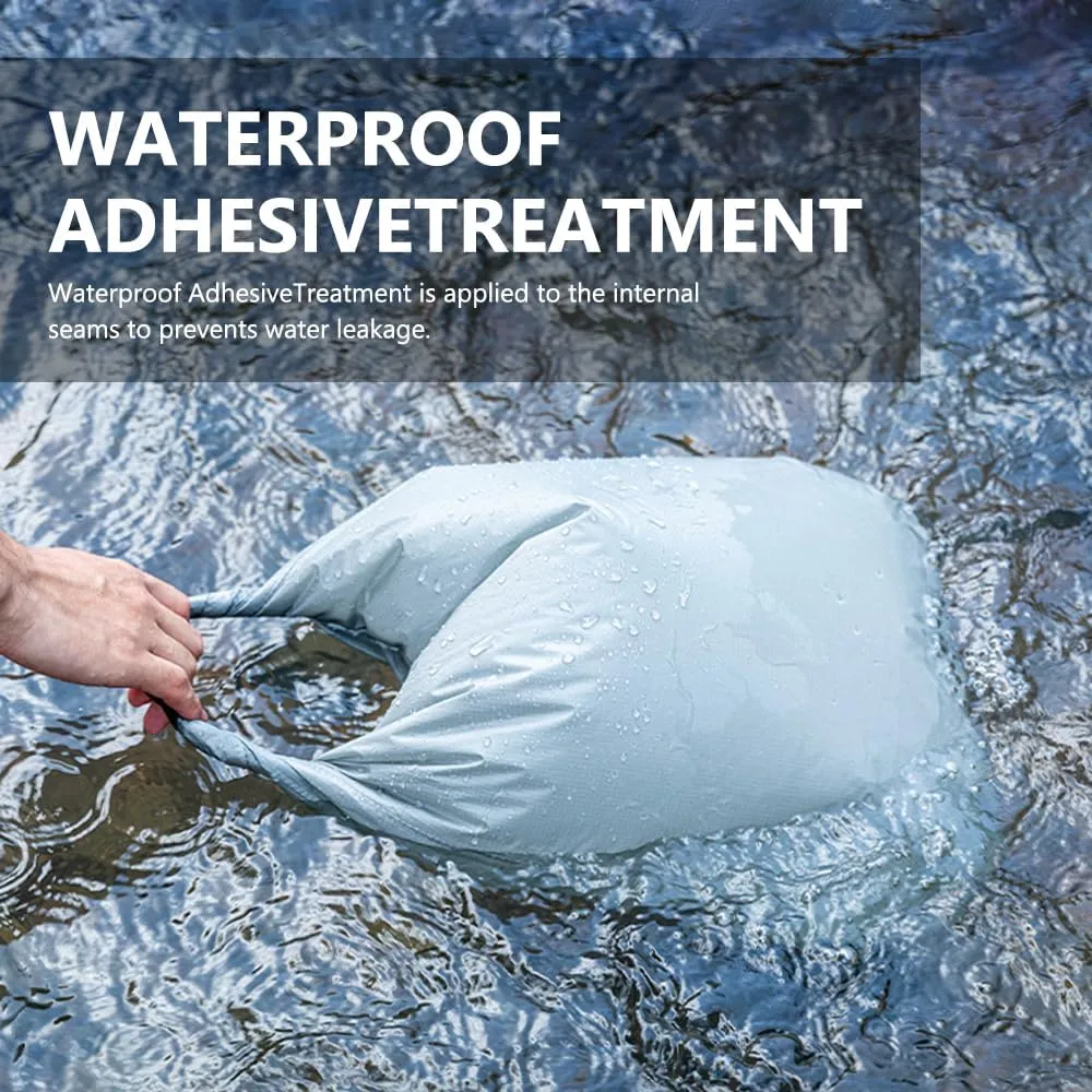 Outdoor Water proof Dry Bag - Silicon Coated Nylon, Ideal for Camping, Drifting, Hiking, Swimming, Rafting, Kayaking, River Trekking - Dampproof Clothes Storage Bag (Green-S)