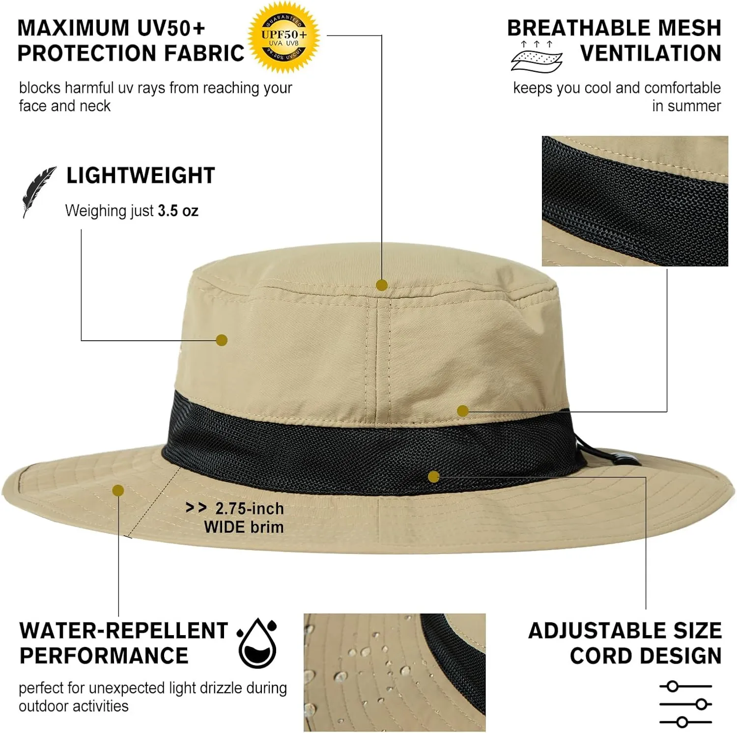 Oversize XL XXL Unisex Wide Brim Detachable Net Mesh Veil Sun Hat UV Protection Boonie Bucket Sunhat Summer Garden Fishing