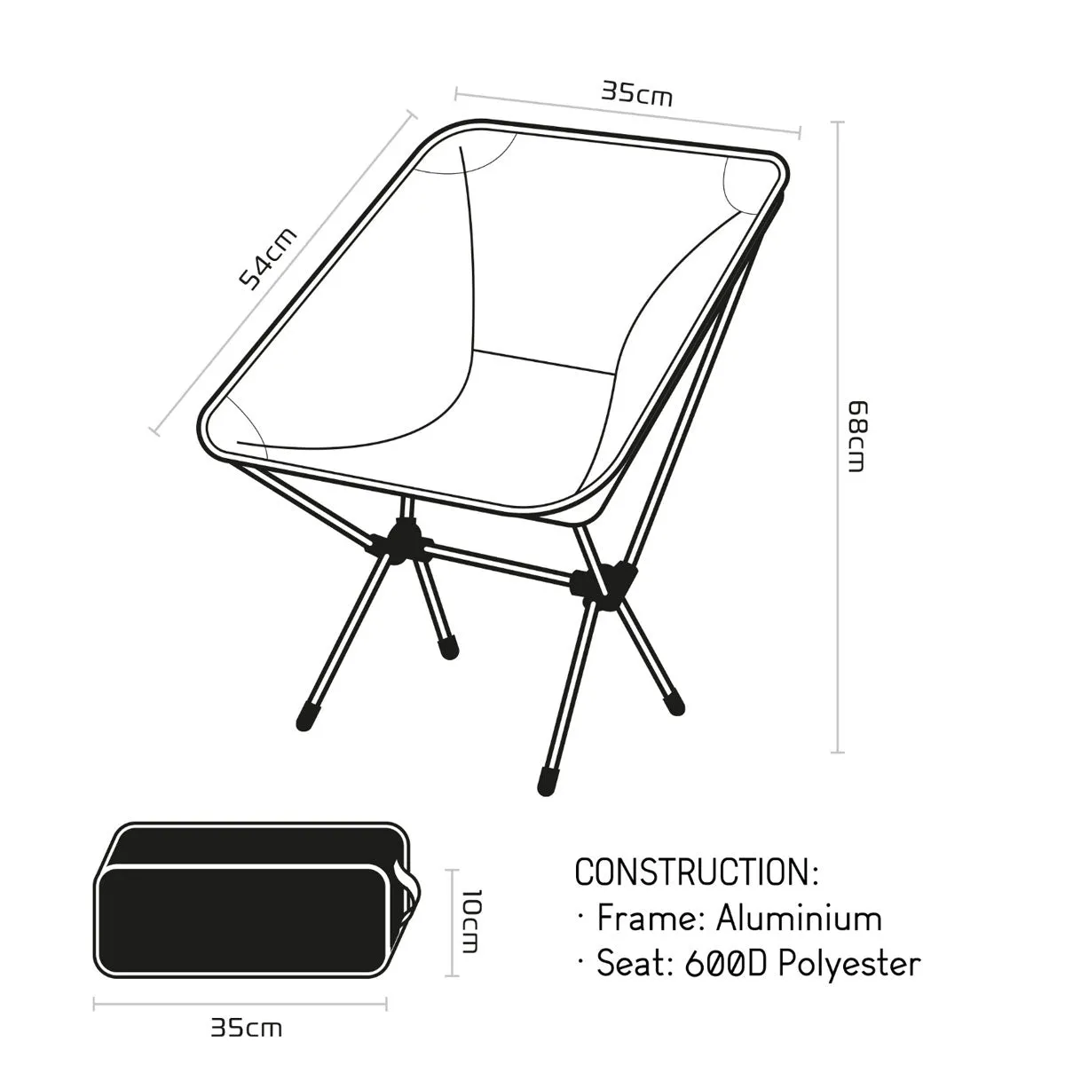 Oxford Adventure Camping Chair