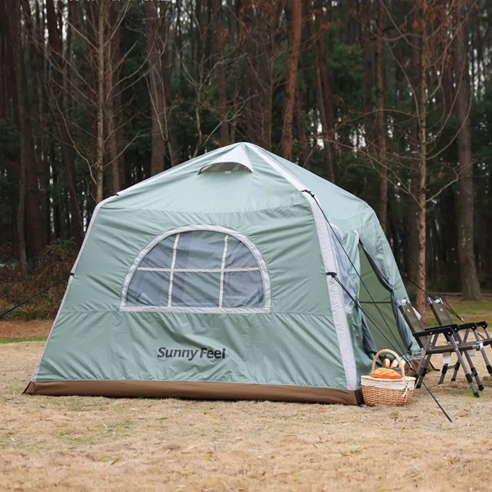 Oxford Cloth Inflatable Tent: Luxury Waterproof Pop-Up Tent for Camping, Parties, and Outdoor Adventures