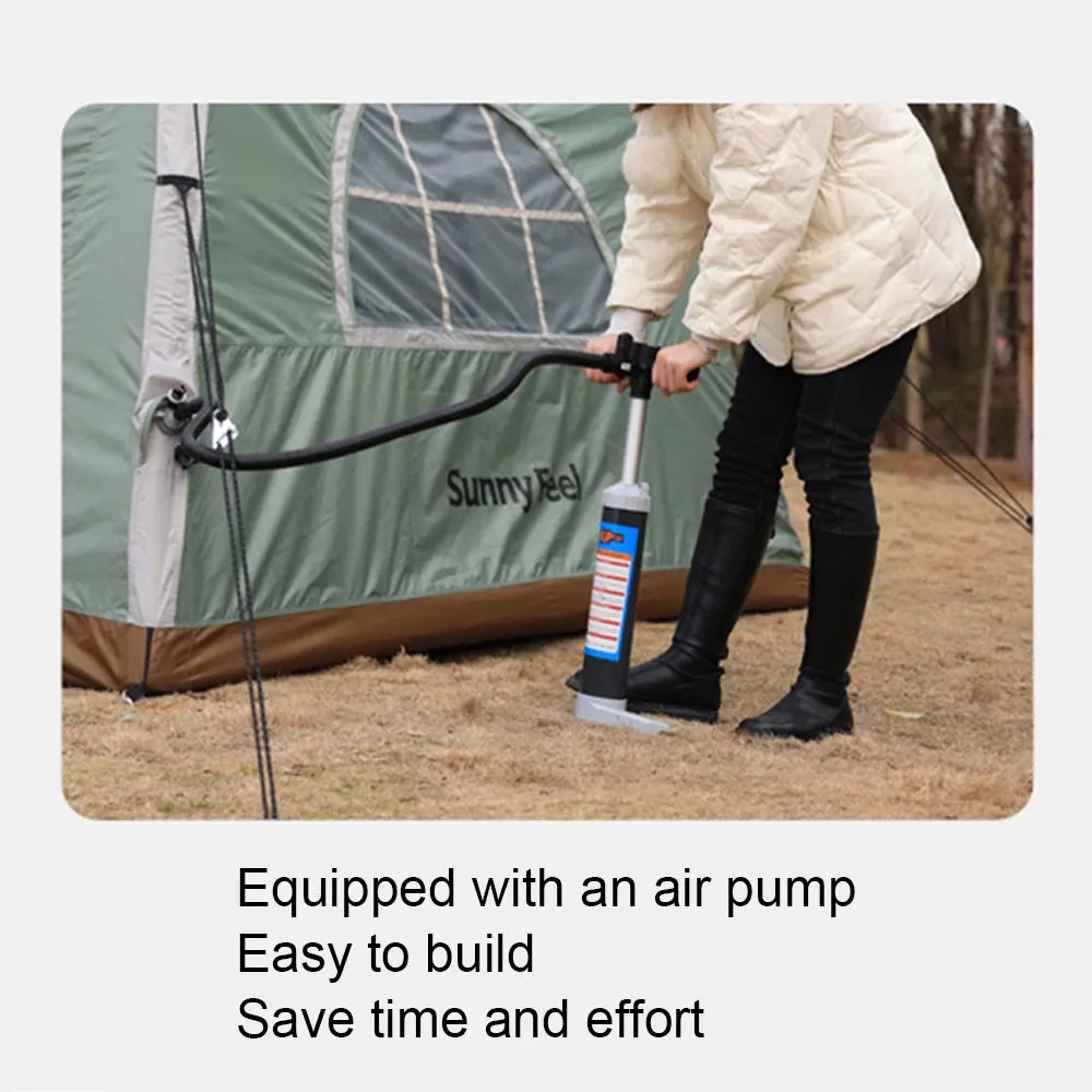 Oxford Cloth Inflatable Tent: Luxury Waterproof Pop-Up Tent for Camping, Parties, and Outdoor Adventures