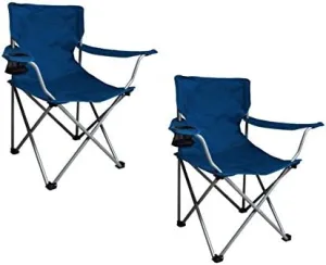 Ozark Trail Folding Chair Blue (pack of 2)