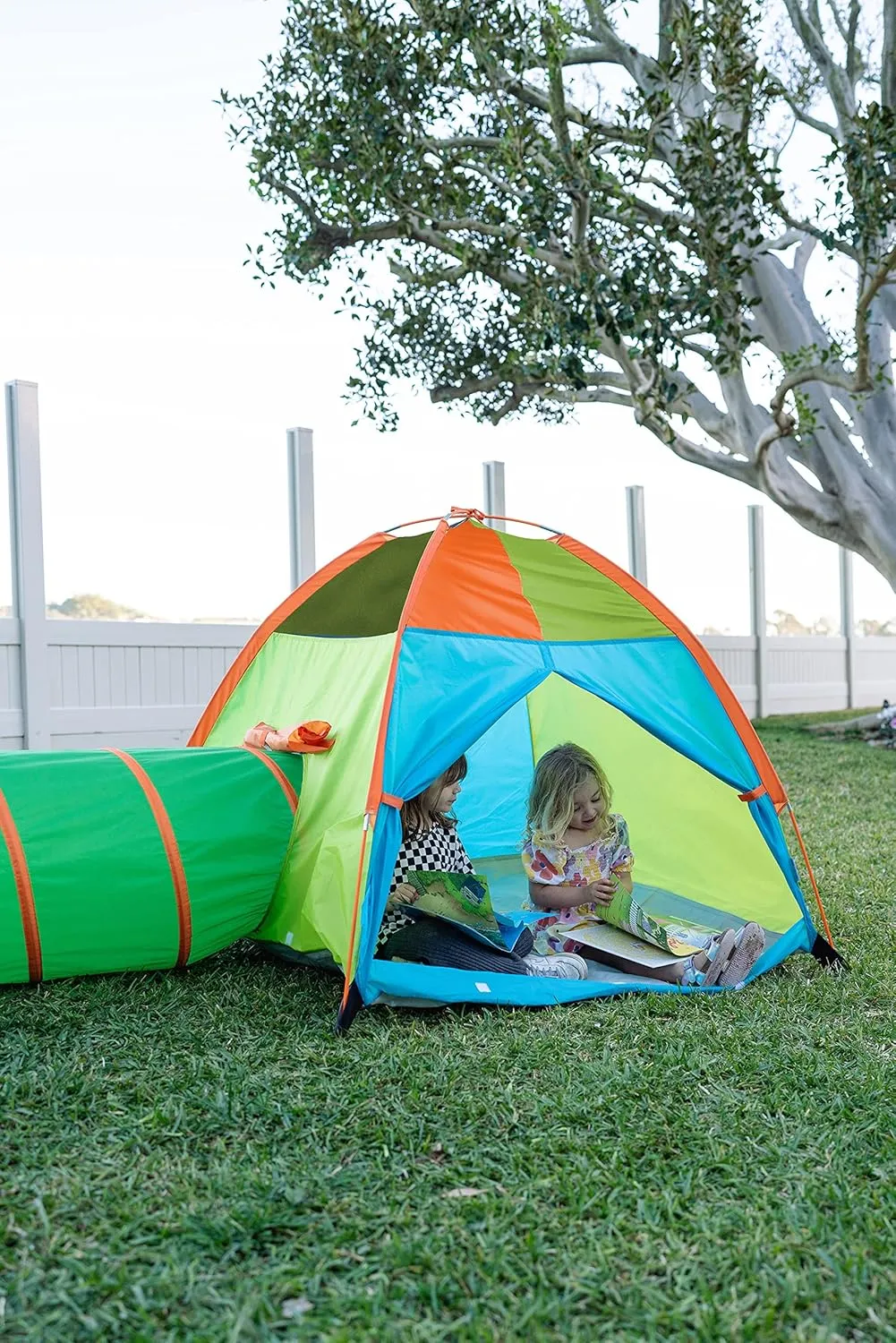 Pacific Play Tents 20432 Hide Me Color Wave Tent   Tunnel Combo 48" x 48" x 42"