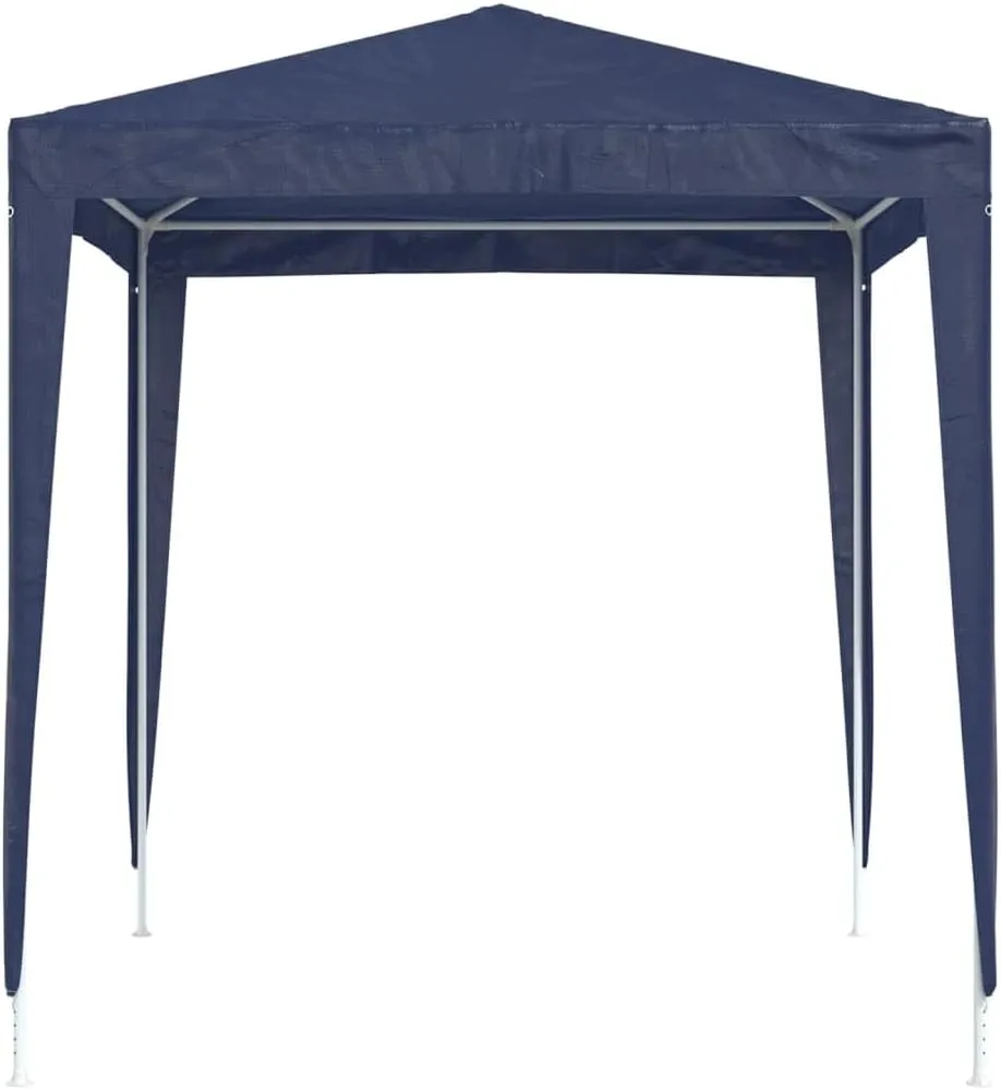 Party Tent Outdoor Patio Shade, UV-Resistant Tents Pop up Gazebo for Party, Backyard, House Blue Polyethylene 6.6 x 6.6 ft