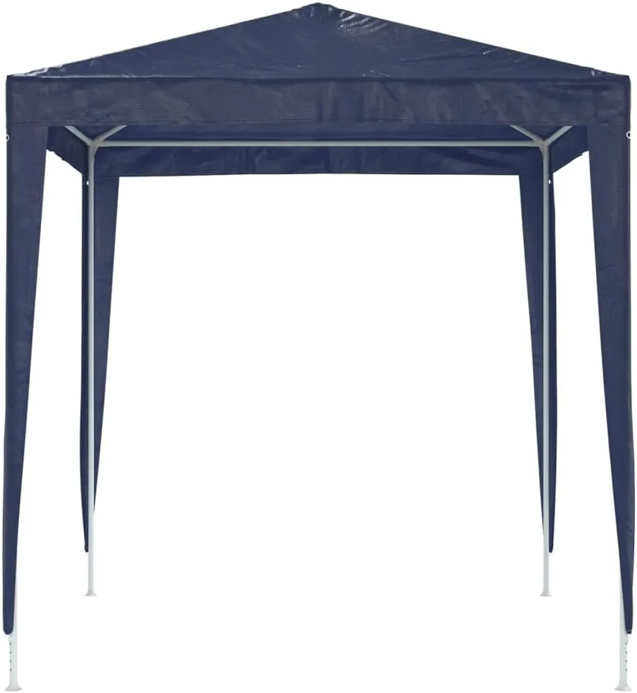 Party Tent Outdoor Patio Shade, UV-Resistant Tents Pop up Gazebo for Party, Backyard, House Blue Polyethylene 6.6 x 6.6 ft