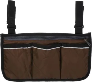 PATIKIL Beach Chair Armrest Bag, Waterproof Beach Chair Hanging Storage Pouch Arm Rest Magazine Snack Bag with 4 Pockets for Camping Outdoors