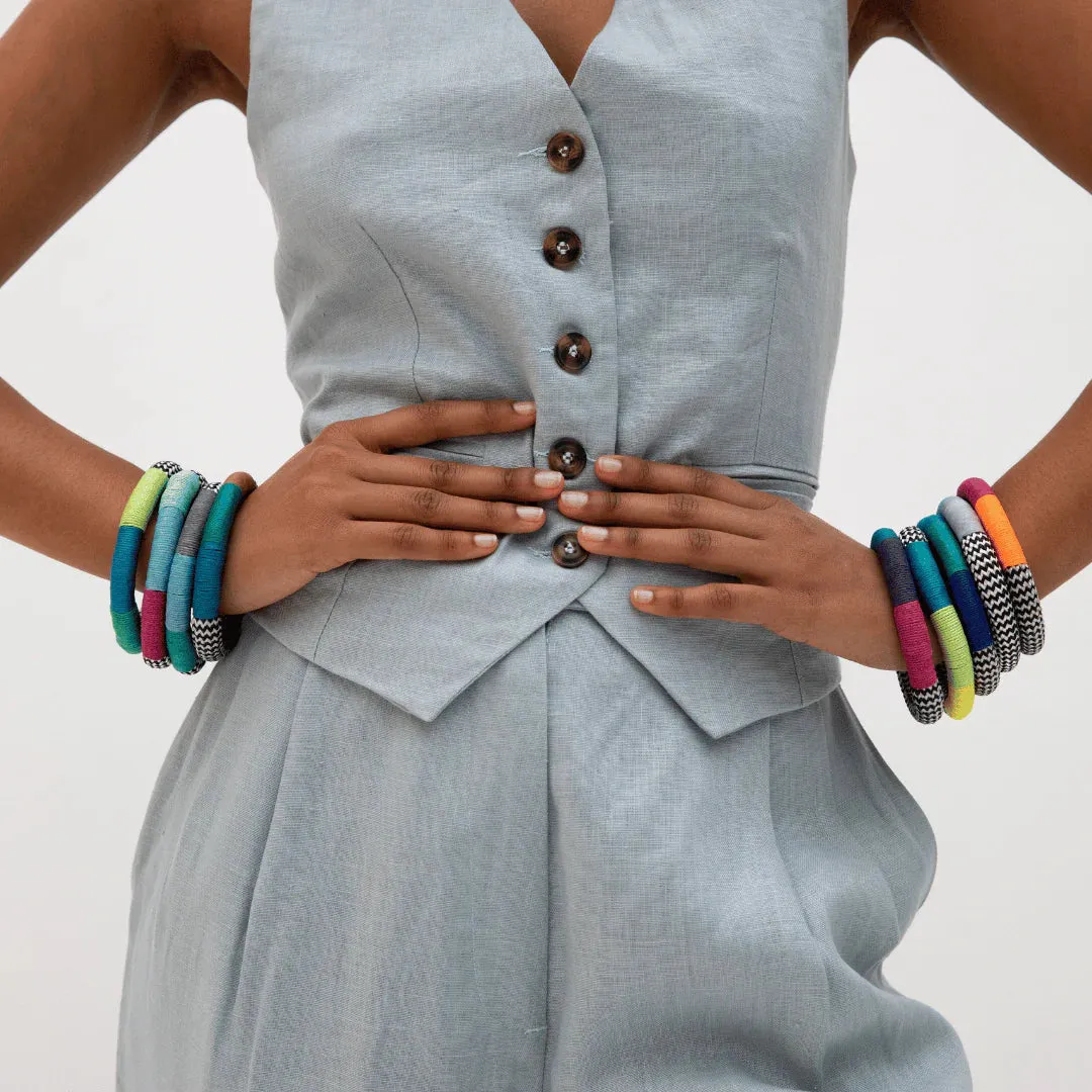 PICHULIK Dynamic Bracelet White ZigZag