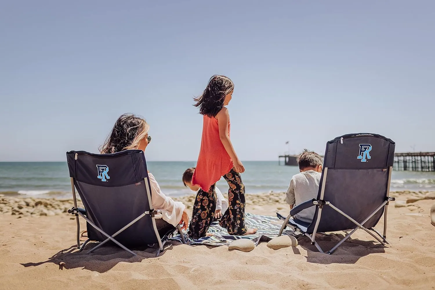 PICNIC TIME NCAA Unisex-Adult NCAA Tranquility Beach Chair with Carry Bag