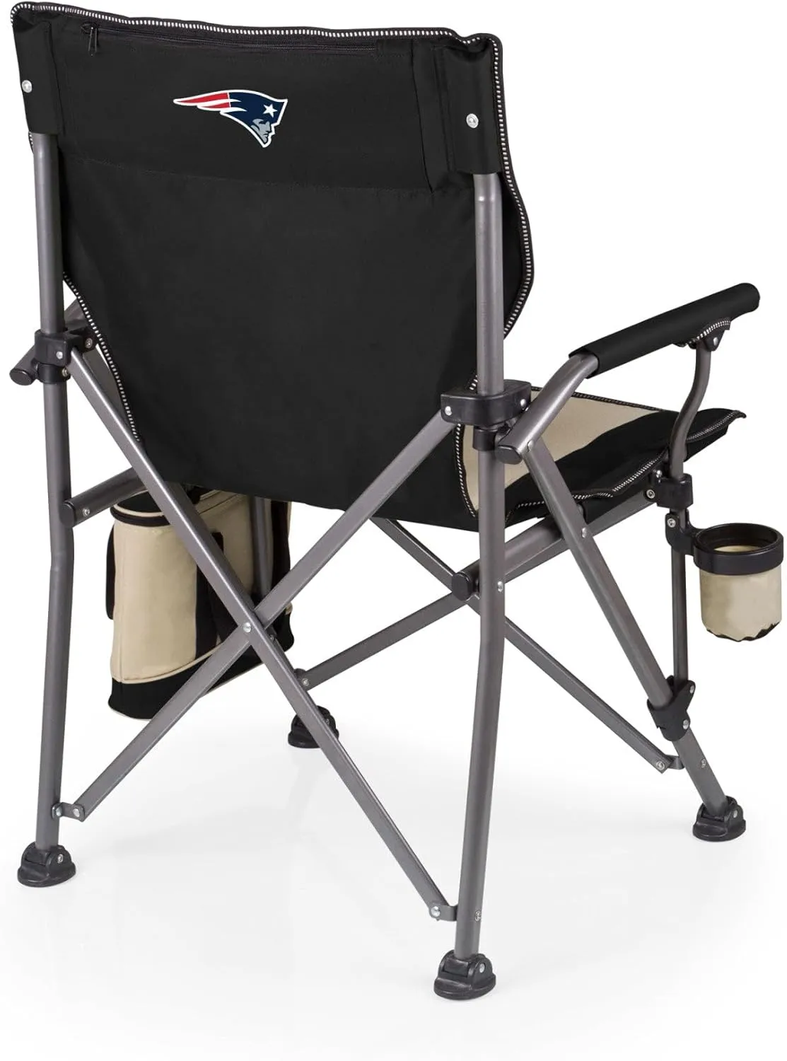 PICNIC TIME NFL Outlander Folding Camping Cooler, Heavy Duty Beach Chair