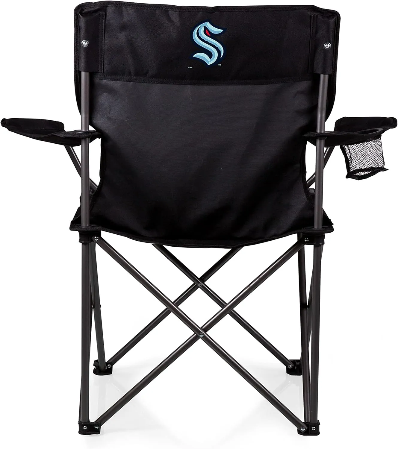 PICNIC TIME NHL Boston Bruins PTZ Portable Folding Camp Chair, (Black)