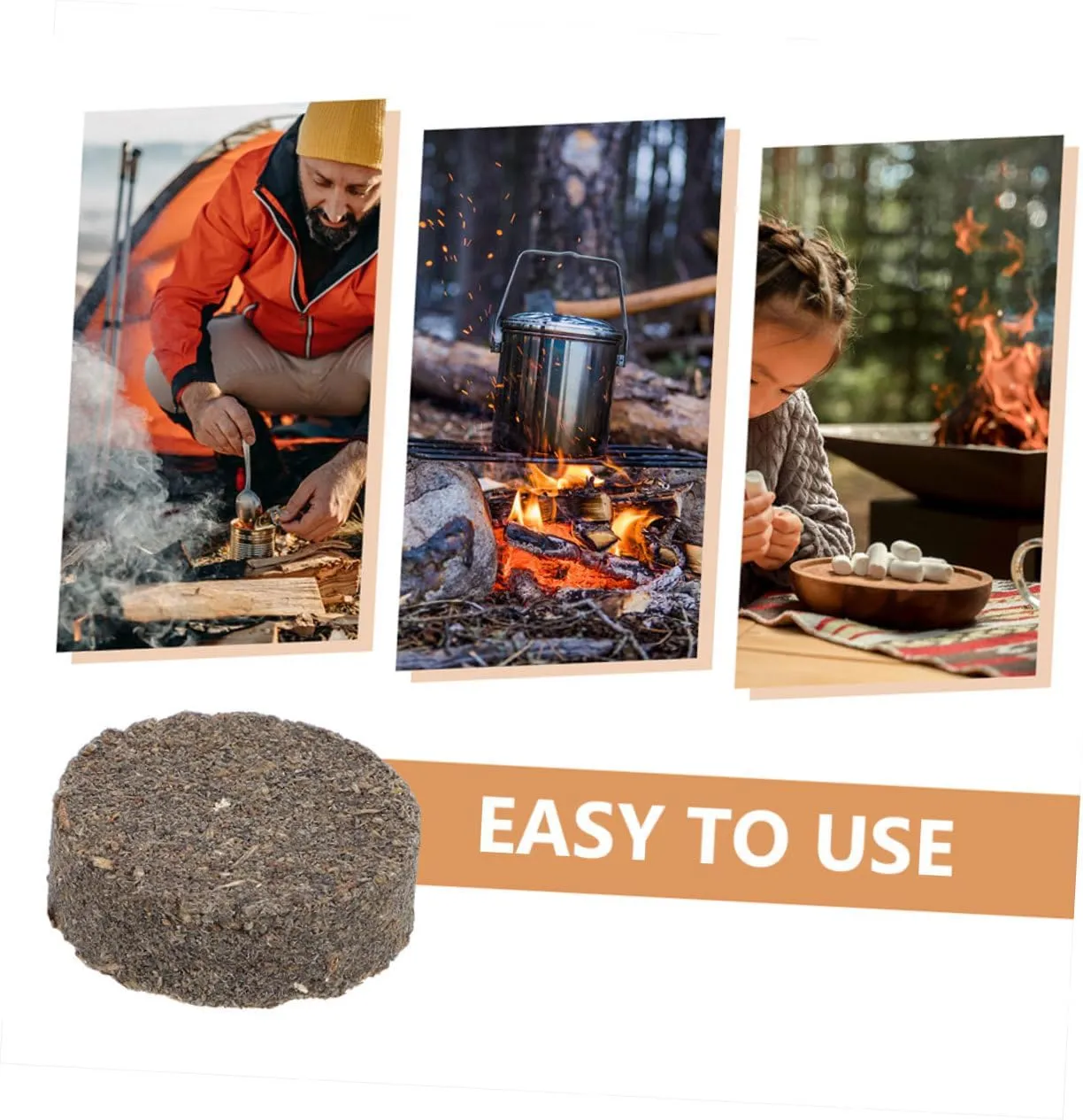 POPETPOP Charcoal Ignition Accessories Fast Flame Starter Fireplace Starter Instant Flame Starter
