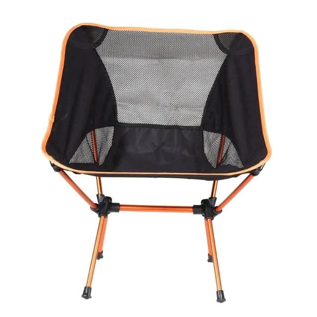 Portable Barbecue Summer clearance Folding Beach Picnic Chair For Chairs Vocation Trusted by customers Camping Casual Fishing Garden Outdoor Lightweight Hiking Chair