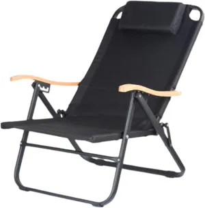 Portable Camping Chair Folding Recliner Lightweight Foldable Outdoor Lawn Chairs Beach Chairs Can Sit and Lie Down for Travel Outside Camp Beach Fishing Sports,B