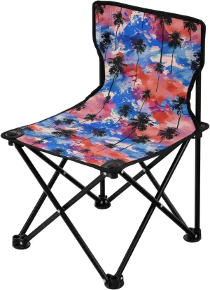 Portable Camping Chairs Leaves Tropical Palm Lightweight Folding Chair for Camping, Beach, Picnic, Travel and Sports with Carry Bag 20856058