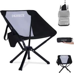 Portable Camping Chairs - Lightweight Compact Camping Chair for Adults - Ultralight Backpacking Hiking Chair - Comfy Collapsible Outdoor Chair for Travel, Sporting Events, Beaches