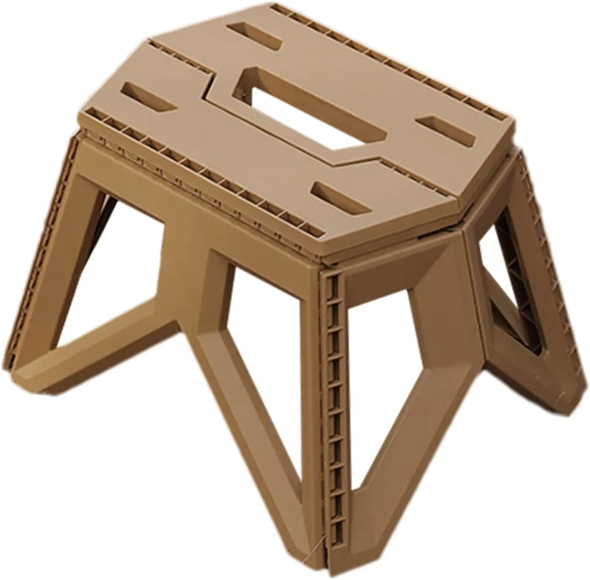 Portable Camping Stool Folding Stool Outdoor Fishing Pp Material Easy to Store