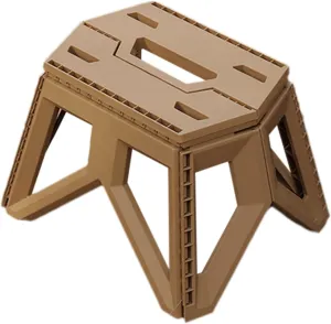 Portable Camping Stool Folding Stool Outdoor Fishing Pp Material Easy to Store