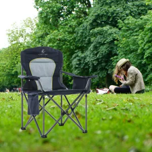 Portable Heavy Duty Camping Chair with Cup Holder