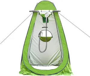 Portable Instant Pop Up Tent Camping Toilet Tent Outdoor Shower Changing Clothes Easy to Install and Storage Bathing Storage Room Tents - Blue, Green,Green