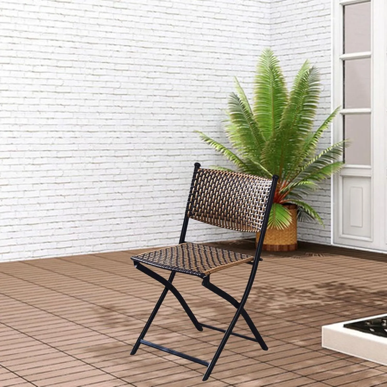 Portable Outdoor Chair Made of PE Material for Camping and Dining