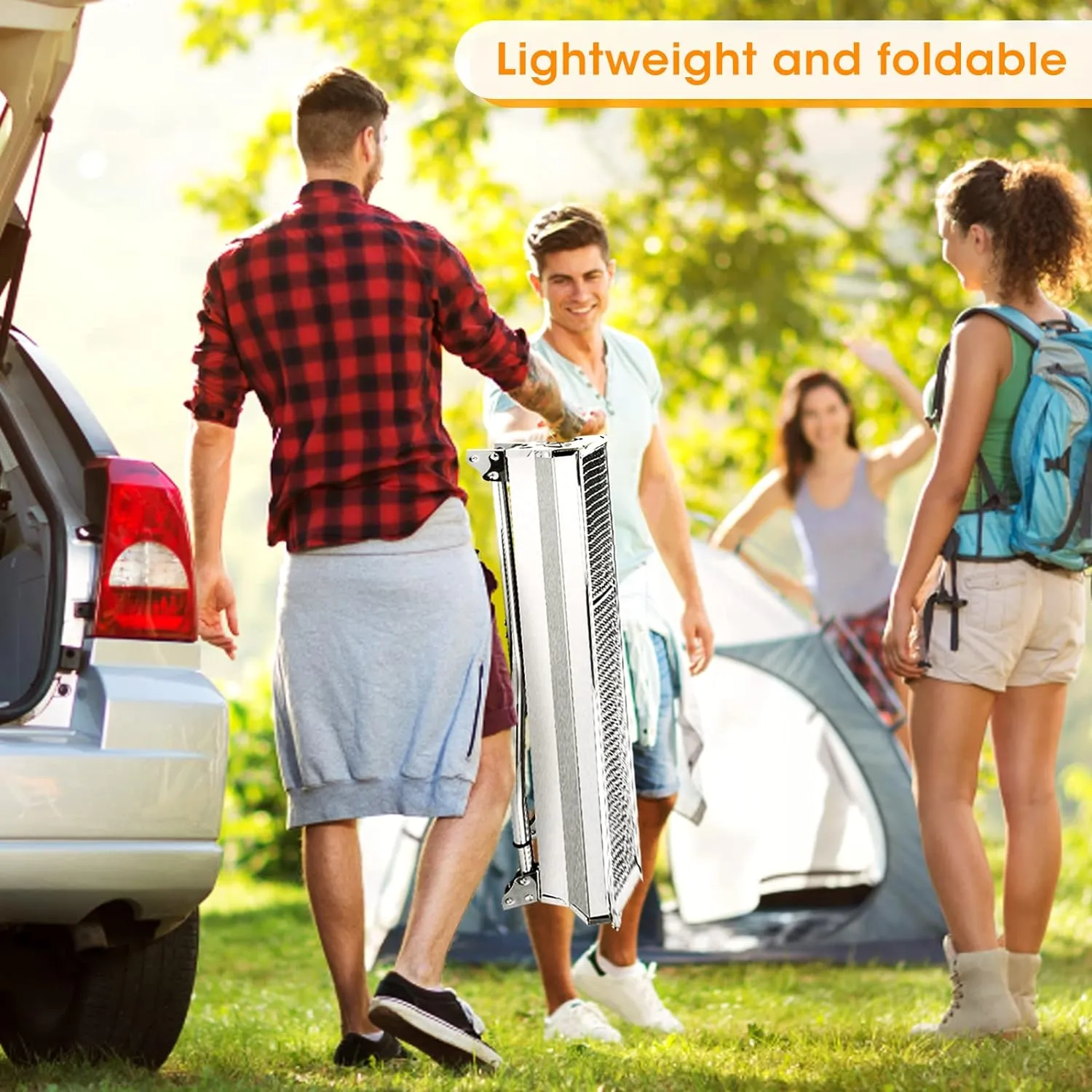 Portable Stainless Steel Charcoal BBQ Grill – Foldable, Lightweight & Perfect for Outdoor Parties