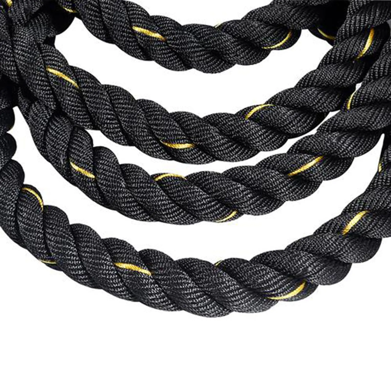 Premium Weighted Jump Rope – 9ft/9.8ft Heavy Skipping Battle Rope for Power & Strength Training – Durable Polyester, Comfort Handles – Full Body & Core Workout for Agility & Endurance