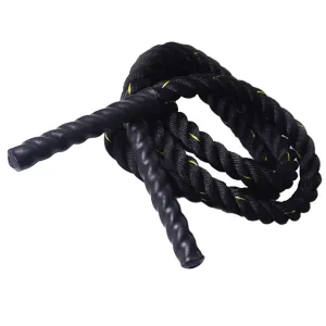 Premium Weighted Jump Rope – 9ft/9.8ft Heavy Skipping Battle Rope for Power & Strength Training – Durable Polyester, Comfort Handles – Full Body & Core Workout for Agility & Endurance