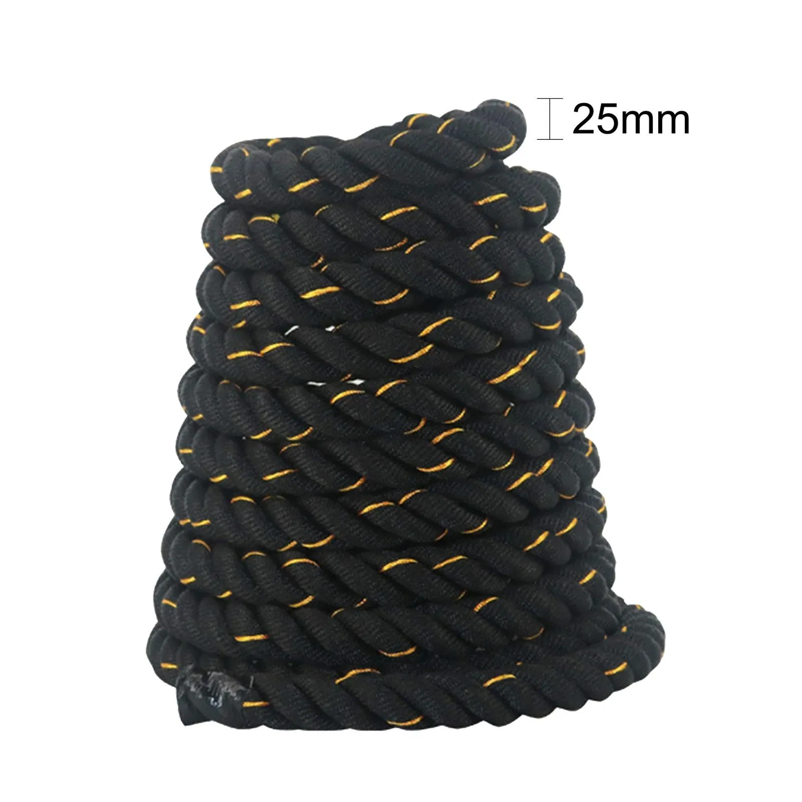 Premium Weighted Jump Rope – 9ft/9.8ft Heavy Skipping Battle Rope for Power & Strength Training – Durable Polyester, Comfort Handles – Full Body & Core Workout for Agility & Endurance