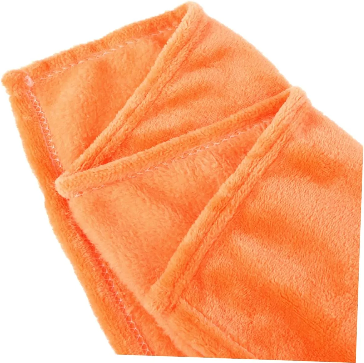 PRETYZOOM Flannel Fleece Blanket Lightweight Bed Blanket Orange Cozy for Winter Camping Home Use Versatile Flannel Bedding for Extra Warmth and Comfort