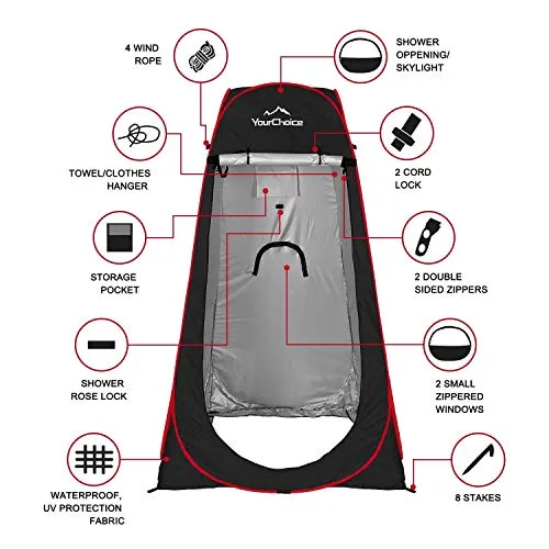 Privacy Tent-Pop Up Shower Changing Toilet Tent Portable Camping Privacy Shelters Room
