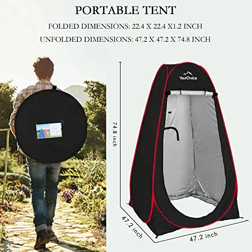 Privacy Tent-Pop Up Shower Changing Toilet Tent Portable Camping Privacy Shelters Room