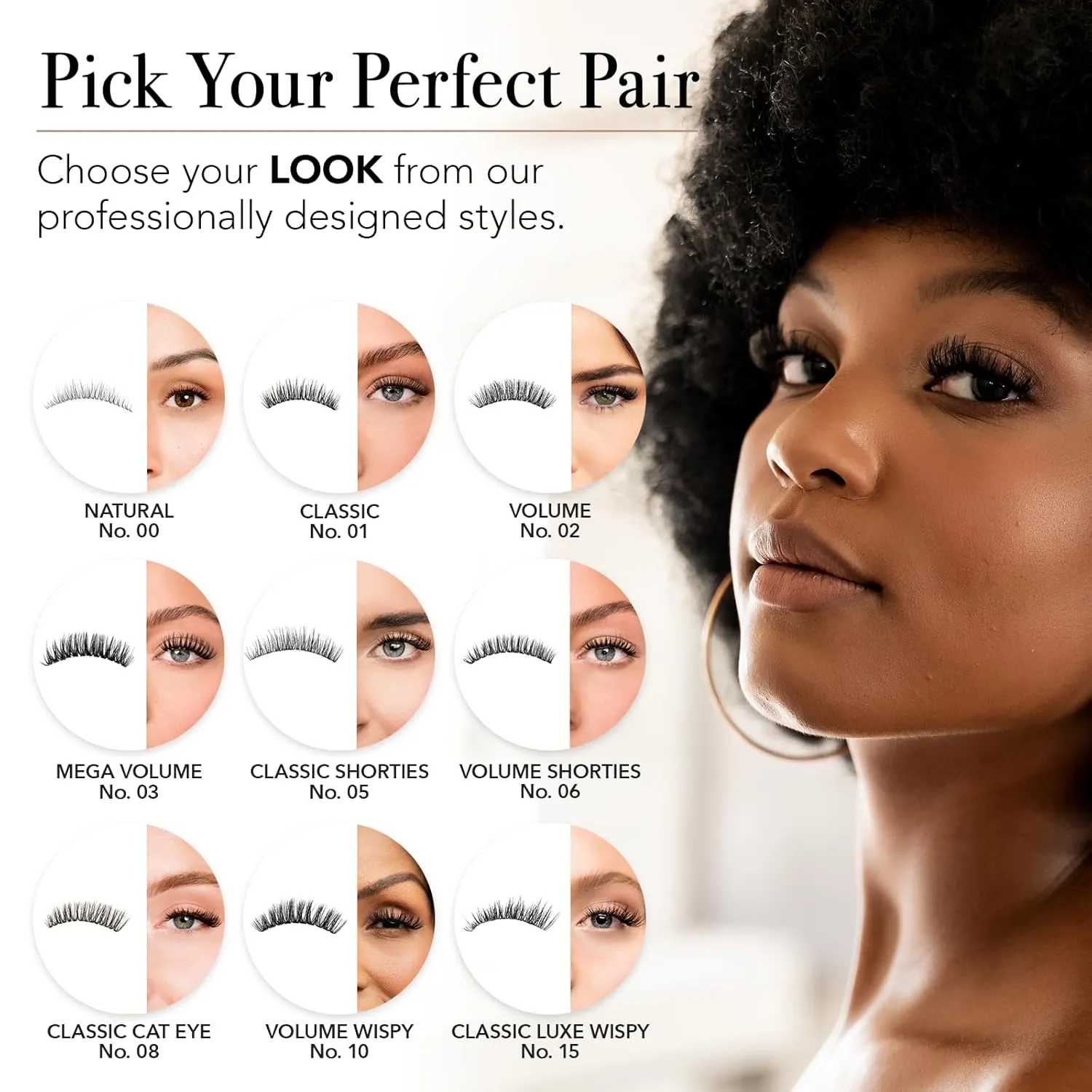 Pro Lash ProWear Starter Lash Clusters Kit - Easiest to Apply Lashes - 10-Day Cluster Eyelash Extensions - 3 Sets of False Eyelashes Plus Adhesive, Remover, Tweezers - Classic Shorties No. 05 - Black