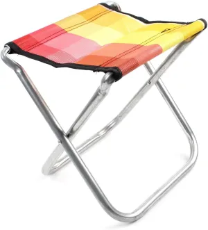 Qtqgoitem Outdoor Camping Fishing Picnic Hiking Aluminum Folding Stool Chair Seat (Model: 80e f9d 898 0a4 1c7)