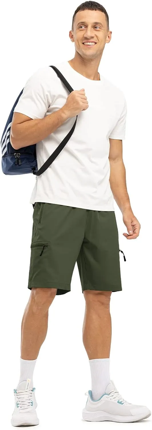 Rdruko Men's Hiking Shorts Quick Dry Lightweight Outdoor Sports Shorts with 5 Pockets for Travel Camping