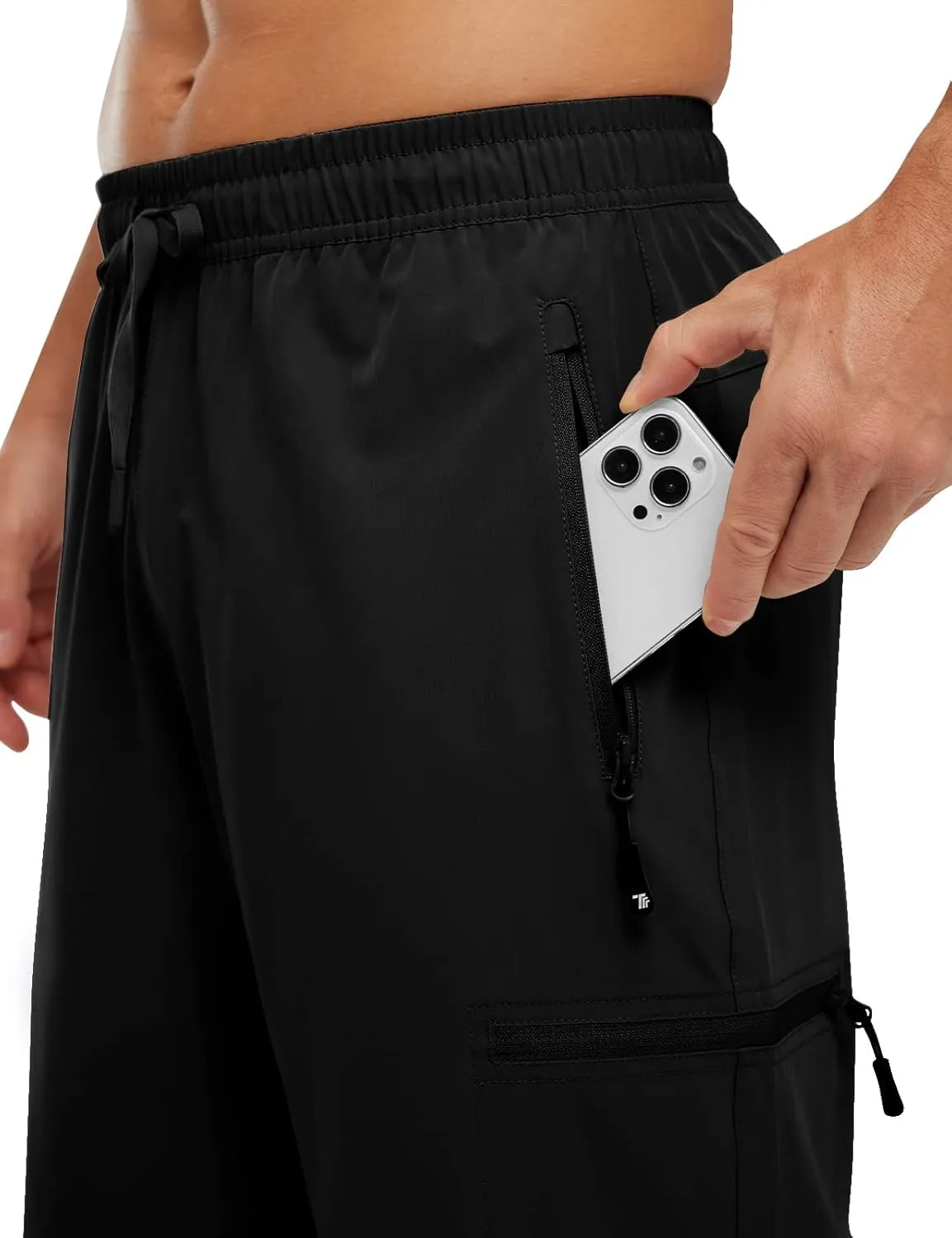 Rdruko Men's Hiking Shorts Quick Dry Lightweight Outdoor Sports Shorts with 5 Pockets for Travel Camping