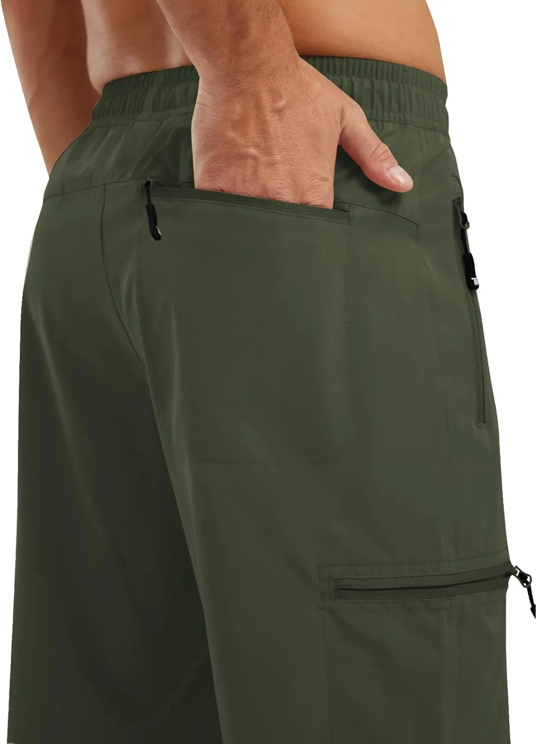 Rdruko Men's Hiking Shorts Quick Dry Lightweight Outdoor Sports Shorts with 5 Pockets for Travel Camping