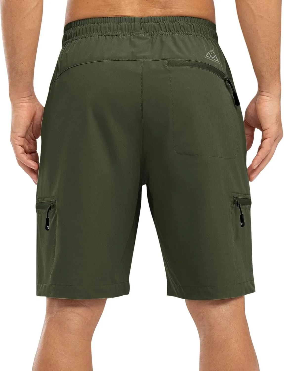 Rdruko Men's Hiking Shorts Quick Dry Lightweight Outdoor Sports Shorts with 5 Pockets for Travel Camping