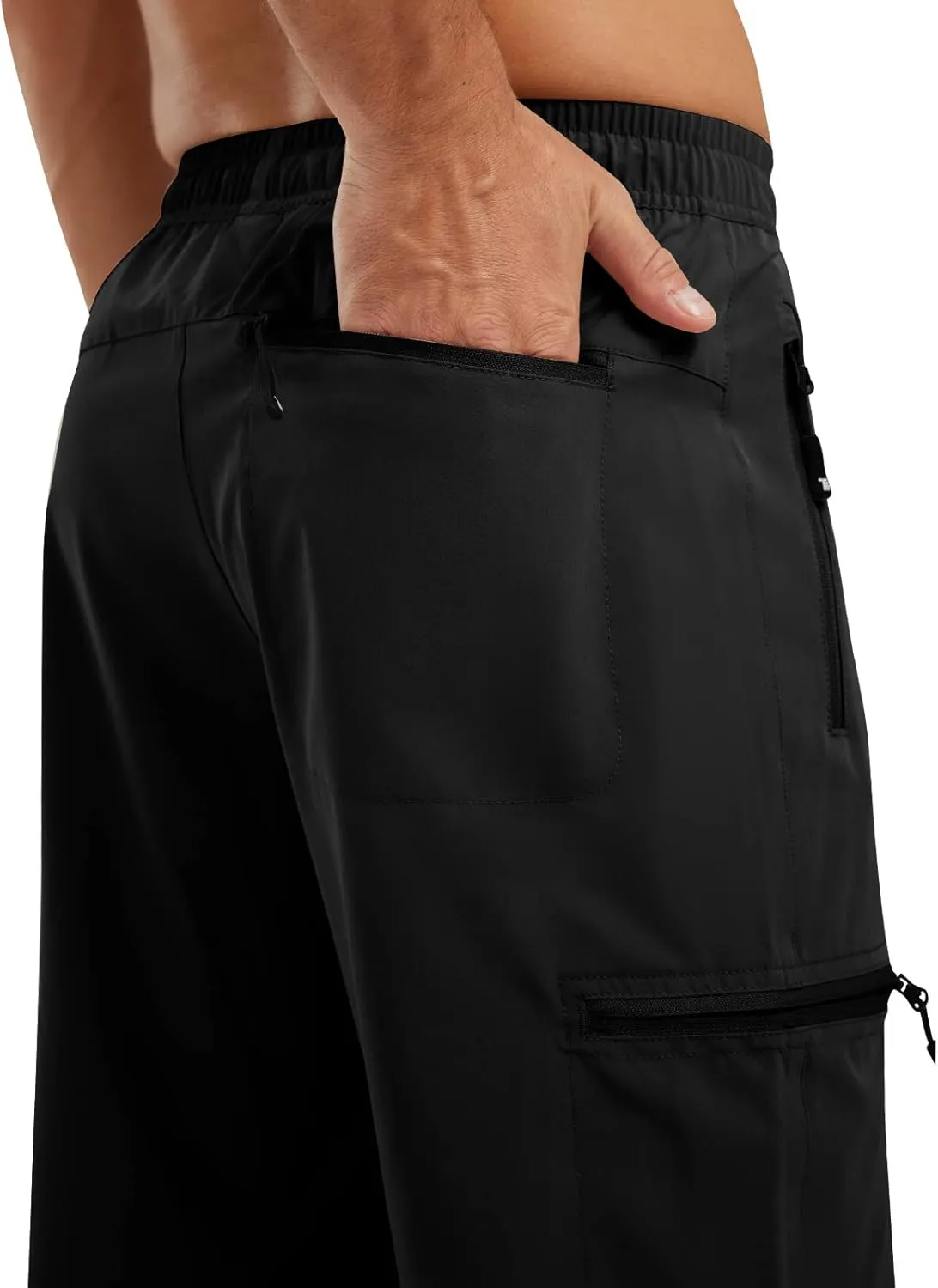 Rdruko Men's Hiking Shorts Quick Dry Lightweight Outdoor Sports Shorts with 5 Pockets for Travel Camping