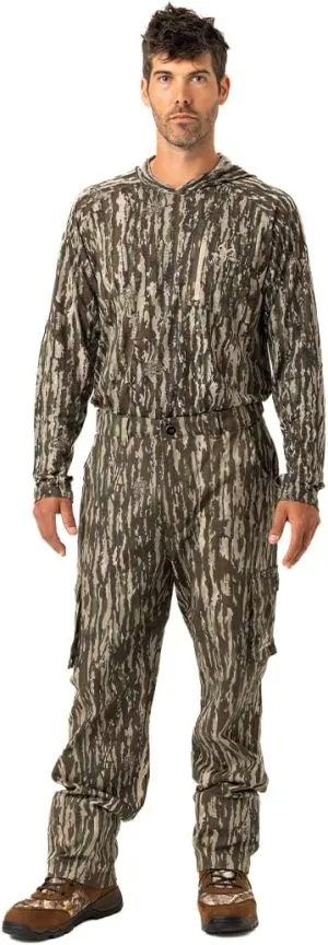 Realtree Men's Ultra-Soft Camo Hoodie Shirt Long Sleeve Lightweight for Fishing, Running, Hiking, or Camping